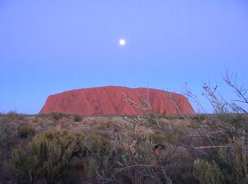 Exploring Uluru Under the Light of the Full Moon